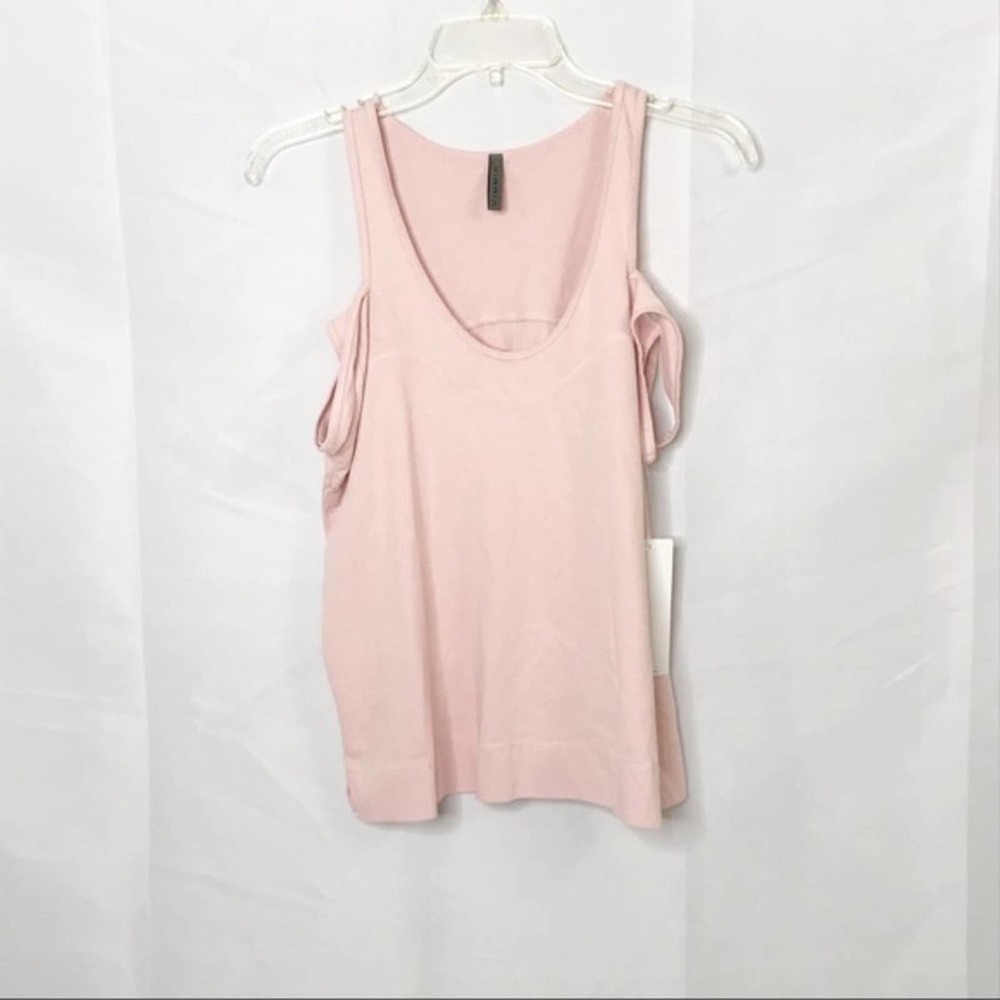Vimmia cold shoulder pink tank top NWT TB1